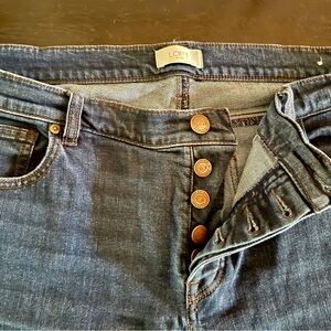 LOFT Boyfriend Women’s Button-Fly Blue Jeans